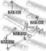 NISSA 551104F103 Control Arm-/Trailing Arm Bush